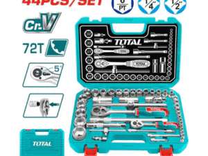 Set De 44 Dados De Acero Molibdeno 1/4''-1/2''